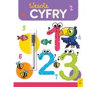 Chiffres joyeux. Marqueur effaçable à sec. Apprendre en s'amusant