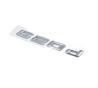 Chiffres Lettres 520d 523d 525d 530d 535d 540d emblème ABS Compatible avec BMW série 5 E39 E60 E61 F10 F11 G30 Autocollant de Logo de Coffre de Voiture (Color : Silver 520d)