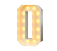 Chiffres Lumineux De 1,2 M, Grandes Lampes En Carton For Chapiteau, Chiffres Prédécoupés Et Chauds, For Décoration De Fête D'anniversaire, De Remise De Diplôme(Number0,100cm/3.3ft)