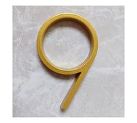 Chiffres modernes pour portes, 1 numéro de maison flottant moderne doré 125 mm, numéros d'adresse porte dorée, for plaques signalisation extérieures numériques 5 pouces #0-9(9)