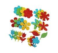 Chiffres scintillants en mousse, étoile, cœur, fleurs, récompense pour les enfants, bricolage, fête d'anniversaire, décoration de salle de classe, réutilisable, en forme de cœur