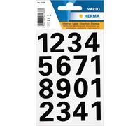 HERMA Numbers 25mm 0-9 weatherproof film black 1 sheet lettre et chiffre autocollants
