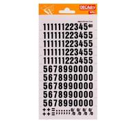 Chiffres Transfert Noir 12mm - Apli Agipa