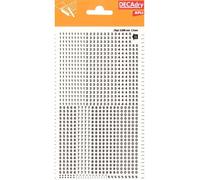 APLI Chiffres de transfert DD14F noirs 2,5 mm – 952 caractères – 1 pochette