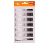 Apli DD52F - Chiffres transfert noirs - 4 mm - 528 caractères