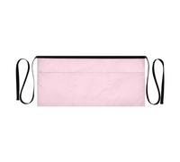 CHIFIGNO Tablier de serveur court avec 3 poches, tablier de serveuse, tablier unisexe demi-tablier pour enseignants, barman, barista, Rose mignon., taille unique