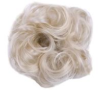 Chignon 1 Pack Synthétique Donut Bun Messy Bun Tranches De Cheveux Bouclés Ondulés Bandeaux Femmes Bun Perruque Synthétique Perruque Extensions De Cheveux Accessoires Capillaires Pour Femmes(J88)