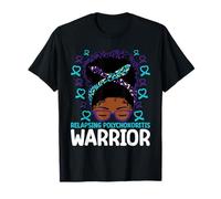 Chignon Afro désordonné Guerrier polychondrite rechute T-Shirt