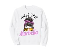 Chignon Assorti pour Filles Trip Marbella Espagne Sweatshirt