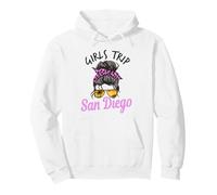Chignon Assorti pour Filles Trip San Diego Californie Sweat à Capuche