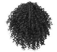 Chignon bouclé, coussion de coussin en désaccord en queue de cheval courte Extension cheveux d'aspect naturel