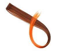 Chignon Cheveux Postiches Extensions De Cheveux Synthétiques Avec Un Seul Clip Résistant À La Chaleur Arc-en-ciel For Enfants Et Femmes, Longs, Bouclés Ondulés, Colorés(57H)