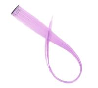 Chignon Cheveux Postiches Extensions De Cheveux Synthétiques Longs Et Raides 22 Pouces Avec Reflets Arc-en-ciel Colorés À Clipser En Une Seule Pièce Ombre Rose Violet Vert Jaune(CFP-134)