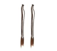 Chignon Cheveux Postiches Perruque Synthétique Tressée Avec Clip Boxing Braid Dreadlocks In Hair Extension Black Brown Dirty Braids Boxer Heat Resistan(Light brown)