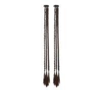 Chignon Cheveux Postiches Perruque Synthétique Tressée Avec Clip Boxing Braid Dreadlocks In Hair Extension Black Brown Dirty Braids Boxer Heat Resistan(Dark brown)