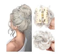 Chignon Cheveux synthétiques Chignon pince à pince en Chignon morceau de cheveux bouclés Chignon en désordre queue de cheval Extensions de cheveux Scrunchie postiches for les femmes Postiches en chign