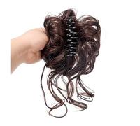 Chignon Chignon synthétique à pince à clipser, postiche en chignon ondulé et bouclé, extensions de cheveux ébouriffés, chignons queue de cheval avec clip for femme Chignon pour cheveux pour femme.(1Pc