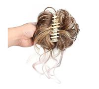Chignon Chignon synthétique à pince à clipser, postiche en chignon ondulé et bouclé, extensions de cheveux ébouriffés, chignons queue de cheval avec clip for femme Chignon pour cheveux pour femme.(1Pc