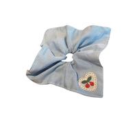 Chignon chouchou confortable avec élégant cerises bleues pour toutes les occasions