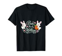 Chignon dans Une Ferme d'un Million de Pays, Motif de Jeu de Mots en Forme de Lapin T-Shirt
