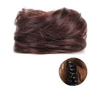Chignon de cheveux 1/2 PCS Accessoire Postiches Chignons for Femmes Filles Mini Griffe Synthétique Bouclés Ondulés Extensions De Chignon Perruque Clip En Désordre Et Oreilles De Chat Courtes Pièces de