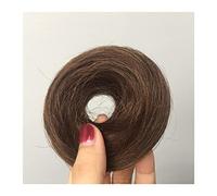 Chignon de cheveux 1/2PCS Bande Queue de Cheval Chouchou Postiche for Femmes Chignons de Cheveux Humains Chignon Chignon Désordonné Morceaux de Cheveux Donut Chignon avec Caoutchouc Élastique Pièces d
