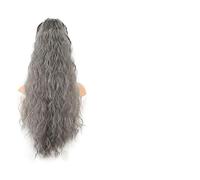 Chignon de cheveux 1 Pack Cheveux Synthétiques Chignon Long Bouclés Vague D'eau Perruque Femmes Cordon Cheveux Peigne Queue De Cheval Extensions De Cheveux Chignon Pièce de chignon(SW288-0403)