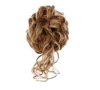 Chignon de cheveux 1 Pack Chignon Synthétique Chignon Désordonné avec Extensions de Queue de Cheval Gland Femmes Chignon Ondulé Élastique Bungee Bandes De Cheveux Chignon Pièce de chignon(12h24)