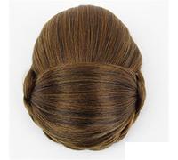 Chignon de cheveux 1 Pack Chignon Synthétique Tressé Chignon Queue de Cheval Extensions de Cheveux Femmes Donut Curls Chignon Cheveux Accessoires for Femmes Pièce de chignon(S172009)