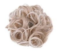 Chignon de Cheveux 1 Pack Synthétique Donut Bun Messy Bun Tranches De Cheveux Bouclés Ondulés Bandeaux Femmes Bun Perruque Synthétique Perruque Extensions De Cheveux Chignon(24T613)