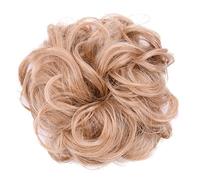 Chignon de Cheveux 1 Pack Synthétique Donut Bun Messy Bun Tranches De Cheveux Bouclés Ondulés Bandeaux Femmes Bun Perruque Synthétique Perruque Extensions De Cheveux Chignon(18)