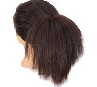 Chignon de cheveux 1 Pack Synthétique Messy Bun avec Élastique Élastique Perruque Cheveux Raides Queue De Cheval Extensions Cheveux Chignon for Femmes Pièce de chignon(6)