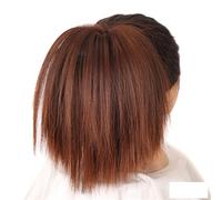 Chignon de Cheveux 1 Pack Synthétique Messy Bun avec Élastique Élastique Perruque Cheveux Raides Queue De Cheval Extensions Cheveux Chignon for Femmes Chignon(30T6)