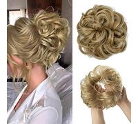 Chignon de Cheveux 1 paquet d'extensions de cheveux en chignon synthétique perruque frisée désordonnée chignon en beignet avec élastique en caoutchouc chignon for les femmes Chignon(119)