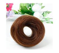 Chignon de cheveux 1 PC Chignon postiches avec élastique élastique for femmes cheveux humains Chignon désordre Chignon morceau de cheveux beignet Chignon brésilien Remy cheveux Pièces de chignon pour