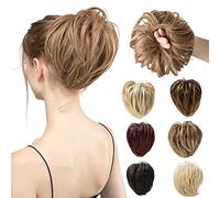 Chignon de cheveux 1 pièce boule tête perruque anneau naturel moelleux longue barbe bouclés cheveux anneau queue de cheval tresse cheveux Extension cheveux perruque sac chignon Pièce de chignon(4BH27)