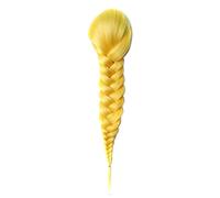 Chignon de cheveux 15 pouces synthétique cheveux chaîne tresse queue de cheval chignon queue de poisson queue de cheval extension cheveux chignon femmes longue ligne droite tressée perruque Pièce de c