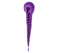 Chignon de Cheveux 15 pouces synthétique cheveux chaîne tresse queue de cheval chignon queue de poisson queue de cheval extension cheveux chignon femmes longue ligne droite tressée perruque Chignon(14