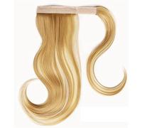 Chignon de cheveux 18 pouces synthétique stretch wrap queue de cheval peigne à cheveux queue de cheval extensions de cheveux raides chignon for les femmes Pièce de chignon(F27-613)