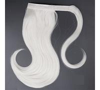 Chignon de Cheveux 18 pouces synthétique stretch wrap queue de cheval peigne à cheveux queue de cheval extensions de cheveux raides chignon for les femmes Chignon(60)