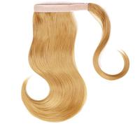 Chignon de cheveux 18 pouces synthétique stretch wrap queue de cheval peigne à cheveux queue de cheval extensions de cheveux raides chignon for les femmes Pièce de chignon(27)