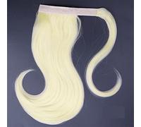 Chignon de Cheveux 18 pouces synthétique stretch wrap queue de cheval peigne à cheveux queue de cheval extensions de cheveux raides chignon for les femmes Chignon(613)