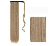 Chignon de cheveux 22-32 pouces synthétique longue ligne droite queue de cheval bandeau queue de cheval perruque Wrap pince à cheveux Extensions queue de cheval chignon for les femmes Pièce de chignon