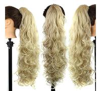 Chignon de cheveux 25 pouces synthétique désordonné chignon longs cheveux bouclés grande perruque ondulée pince à griffes Style femme queue de cheval Extension de cheveux perruque for femmes Pièce de