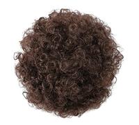 Chignon de cheveux Bouffées Afro synthétiques avec cordon de serrage Morceaux de cheveux Queue de cheval Chignon Chignon Extensions de cheveux Chignon for les femmes Chignon court bouclé Pièce de chig