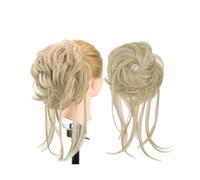 Chignon de cheveux Chignon de cheveux en désordre, chignon long, chouchou, Extension de queue de cheval, postiche ondulé, bandeau Chignon Pièces de chignon pour femmes(Dirty Blonde)