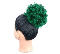 Chignon de Cheveux Chignon de cheveux synthétiques for femmes Extensions de queue de cheval shaggy afro bouclés avec cordon de serrage chignon shaggy for femmes noires Chignon(04)