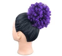 Chignon de cheveux Chignon de cheveux synthétiques for femmes Extensions de queue de cheval shaggy afro bouclés avec cordon de serrage chignon shaggy for femmes noires Pièce de chignon(06)