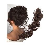 Chignon de cheveux Chignon en désordre morceau de cheveux bouclés cheveux ondulés chignon chouchous Extensions longues Extensions de queue de cheval queue de cheval bricolage enrouler autour des cheve