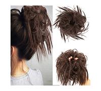 Chignon de cheveux Chignon synthétique queue de cheval Extensions de cheveux bandeau chignon désordonné avec élastique élastique queue de cheval perruque chignon for les femmes Pièce de chignon(6A#)